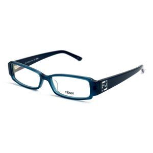 Fendi Rectangle Style Petrol Blue Frame